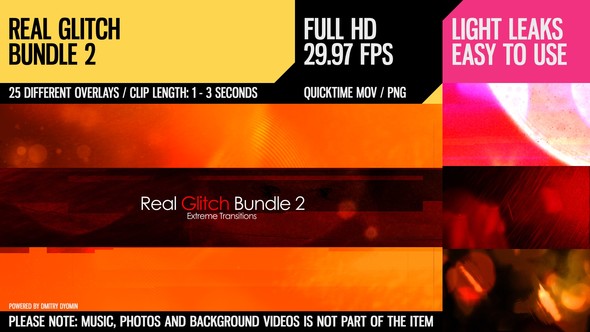 Real Glitch Bundle 2 (Extreme Transitions) - Download Videohive 4533686