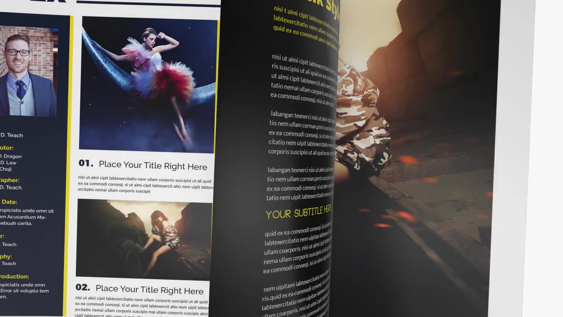 Real Magazine Builder for Element 3D Videohive 29703858 After Effects Image 2