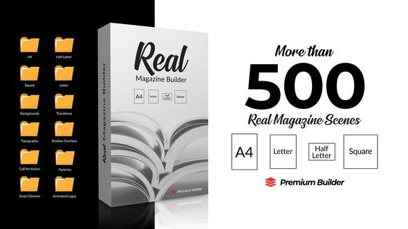 Real Magazine Builder for Element 3D - Download Videohive 29703858