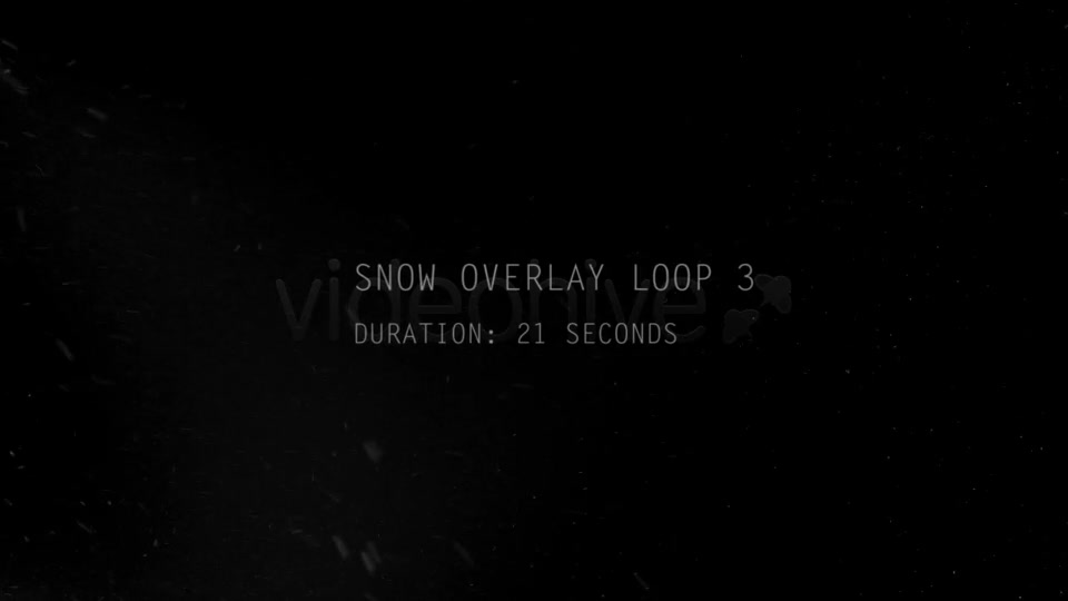 Real Snow Overlays Pack Videohive 7595937 Motion Graphics Image 5