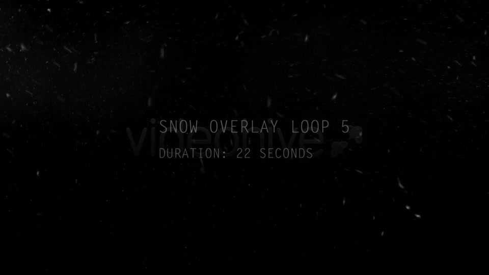 Real Snow Overlays Pack Videohive 7595937 Motion Graphics Image 8