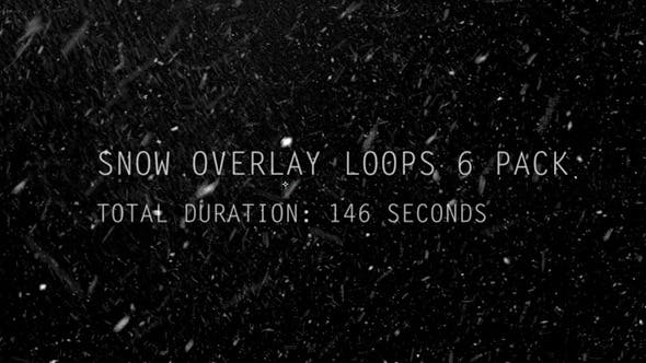 Real Snow Overlays Pack - Videohive 7595937 Download
