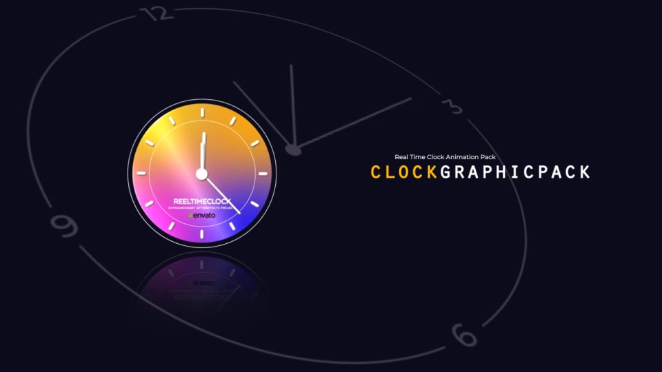 Real Time Clock Animation Pack Videohive 33784578 After Effects Image 3