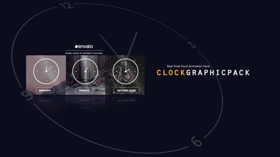 Real Time Clock Animation Pack Videohive 33784578 After Effects Image 4