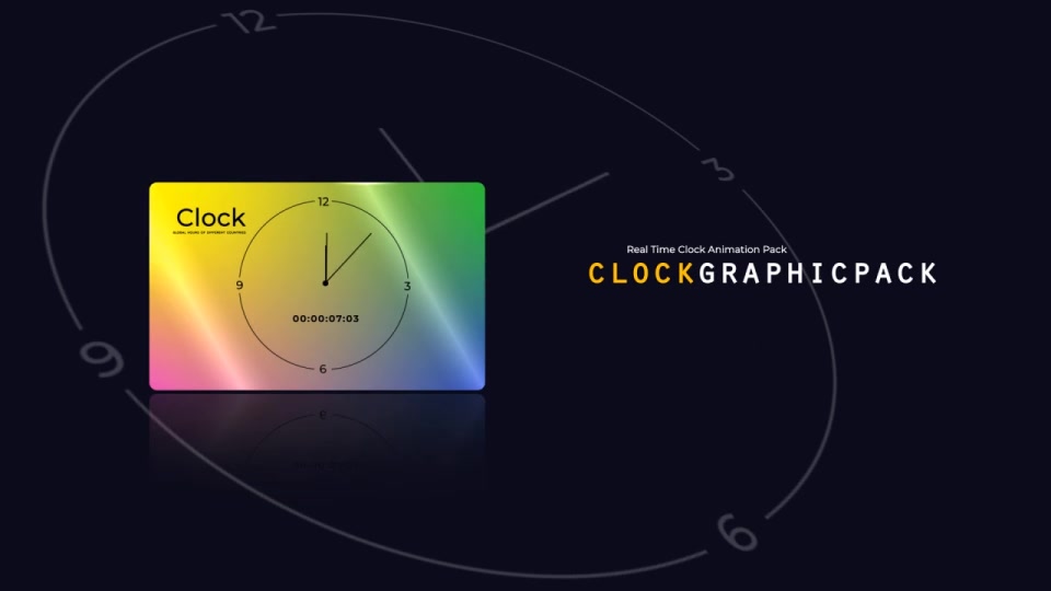 Real Time Clock Animation Pack Videohive 33784578 After Effects Image 6