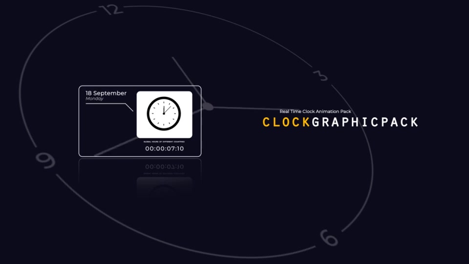 Real Time Clock Animation Pack Videohive 33784578 After Effects Image 8