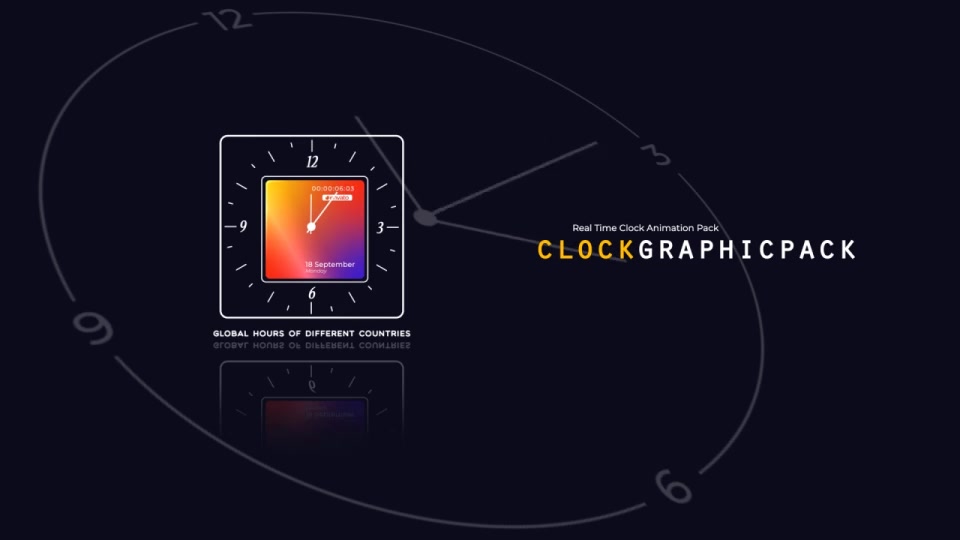 Real Time Clock Animation Pack Videohive 33784578 After Effects Image 9