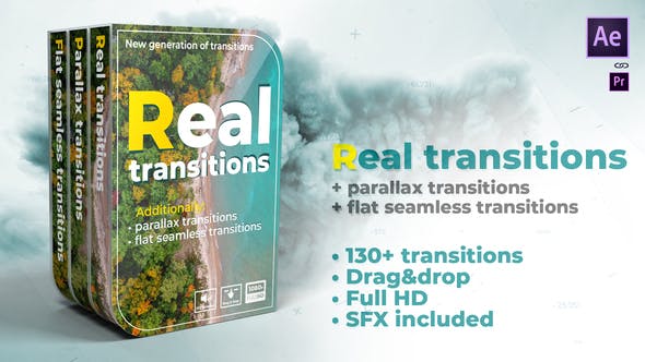 Real transitions - 24054035 Videohive Download