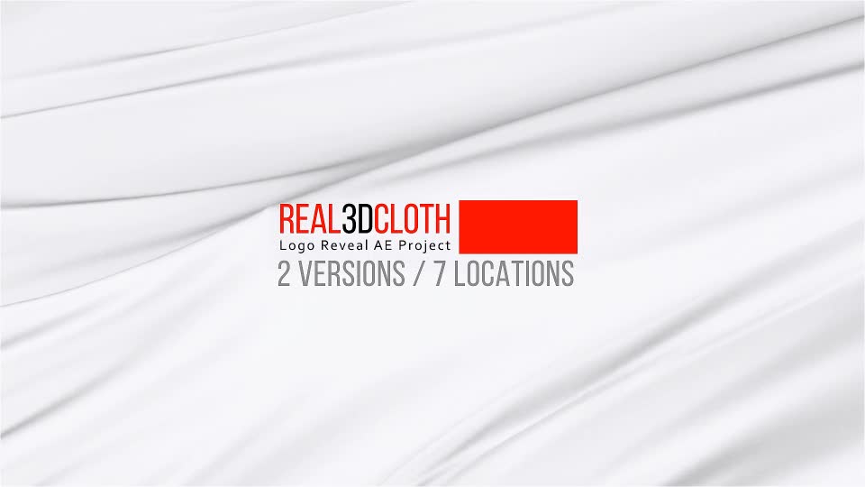 Real3DCloth Videohive 12247945 After Effects Image 1