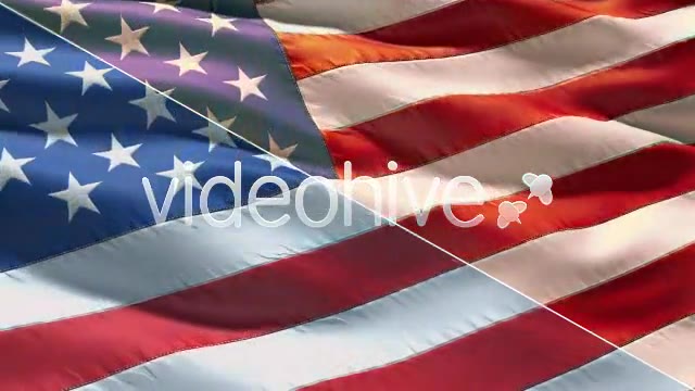Realistic closeup USA Flag Videohive 212982 Motion Graphics Image 10