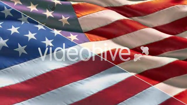 Realistic closeup USA Flag Videohive 212982 Motion Graphics Image 4