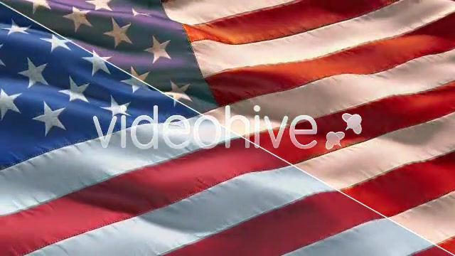 Realistic closeup USA Flag Videohive 212982 Motion Graphics Image 6