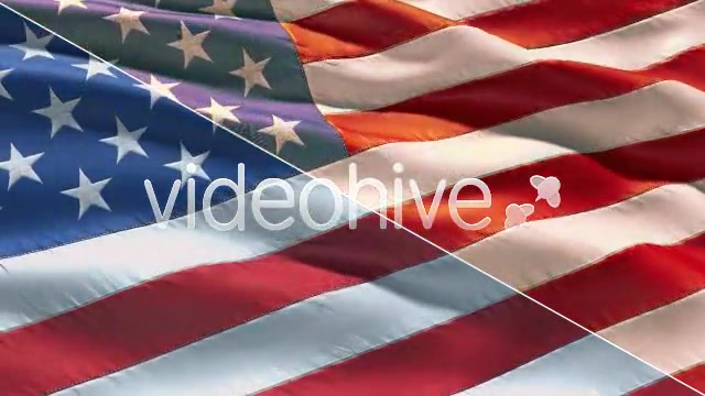 Realistic closeup USA Flag Videohive 212982 Motion Graphics Image 7