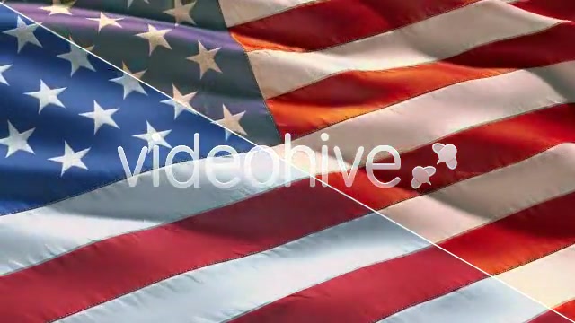 Realistic closeup USA Flag Videohive 212982 Motion Graphics Image 8