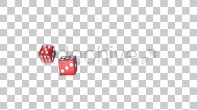 Realistic Dice Roll with Alpha Channel - Download Videohive 397029