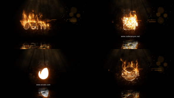 Realistic Fire Logo 2 - Download Videohive 20537273