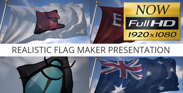 Realistic Flag Maker Presentation - Download Videohive 3075352