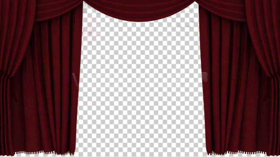Realistic Red Curtain Opening - Download Videohive 2338117