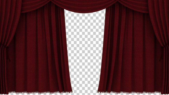 Realistic Red Curtain Opening - Download Videohive 2338117