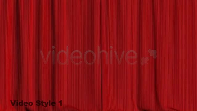 Realistic Red Curtains Opening Series of 2 Videohive 158651 Motion Graphics Image 1