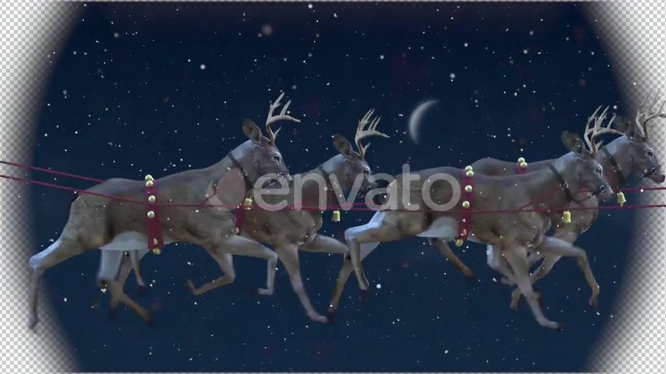 Realistic santa claus and deers Videohive 29589232 Motion Graphics Image 6
