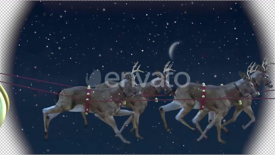 Realistic santa claus and deers Videohive 29589232 Motion Graphics Image 8