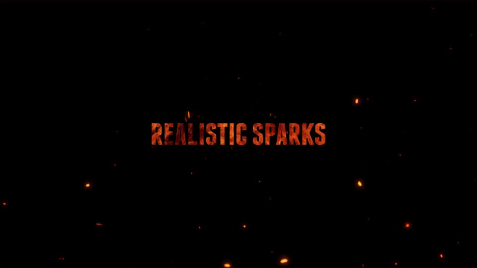Realistic Sparks - Download Videohive 21371559