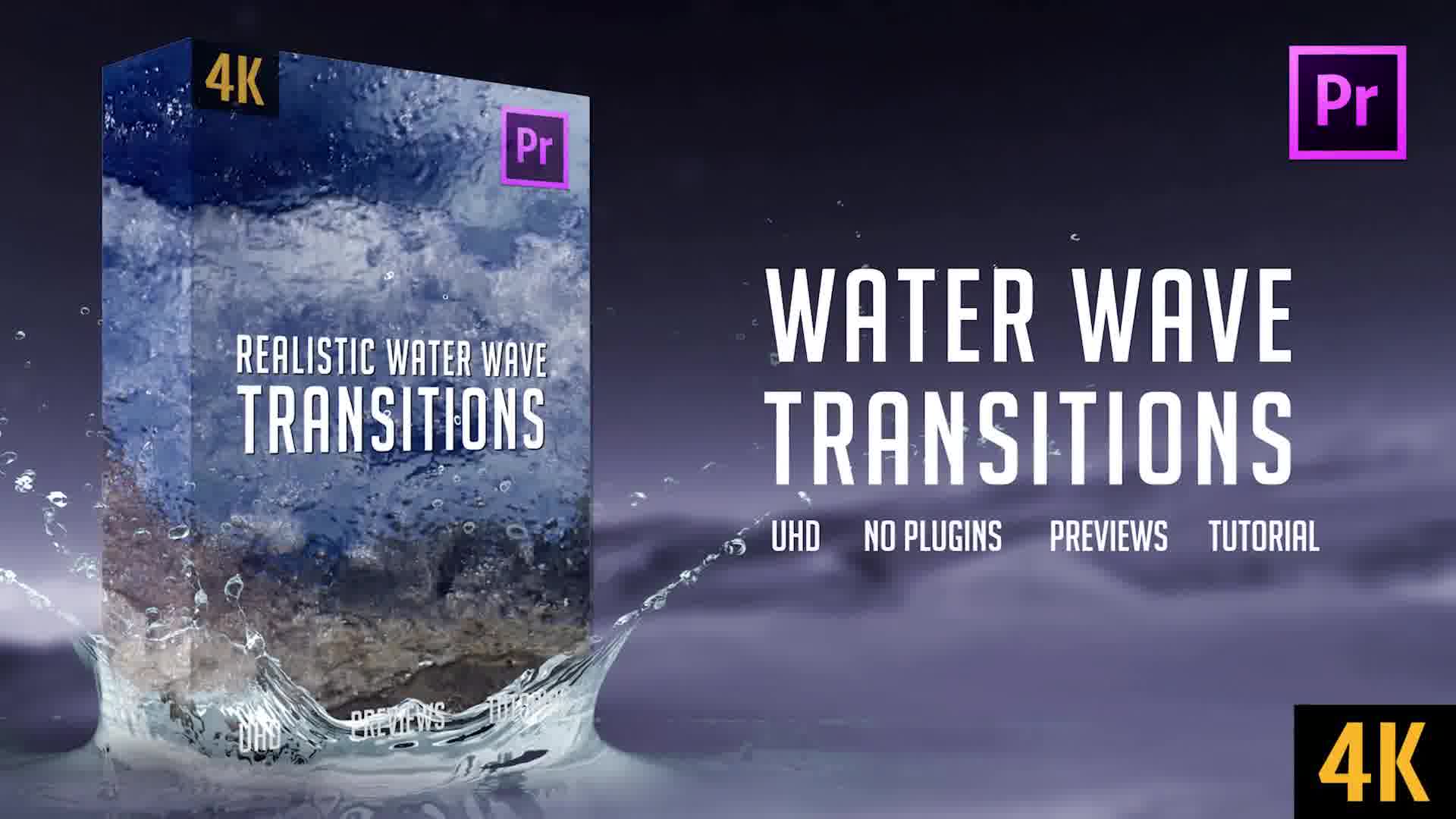Realistic Water Wave Transitions | 4K Videohive 25479030 Premiere Pro Image 12