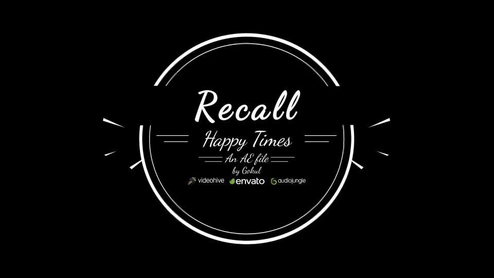 Recall Happy Times - Download Videohive 6884636
