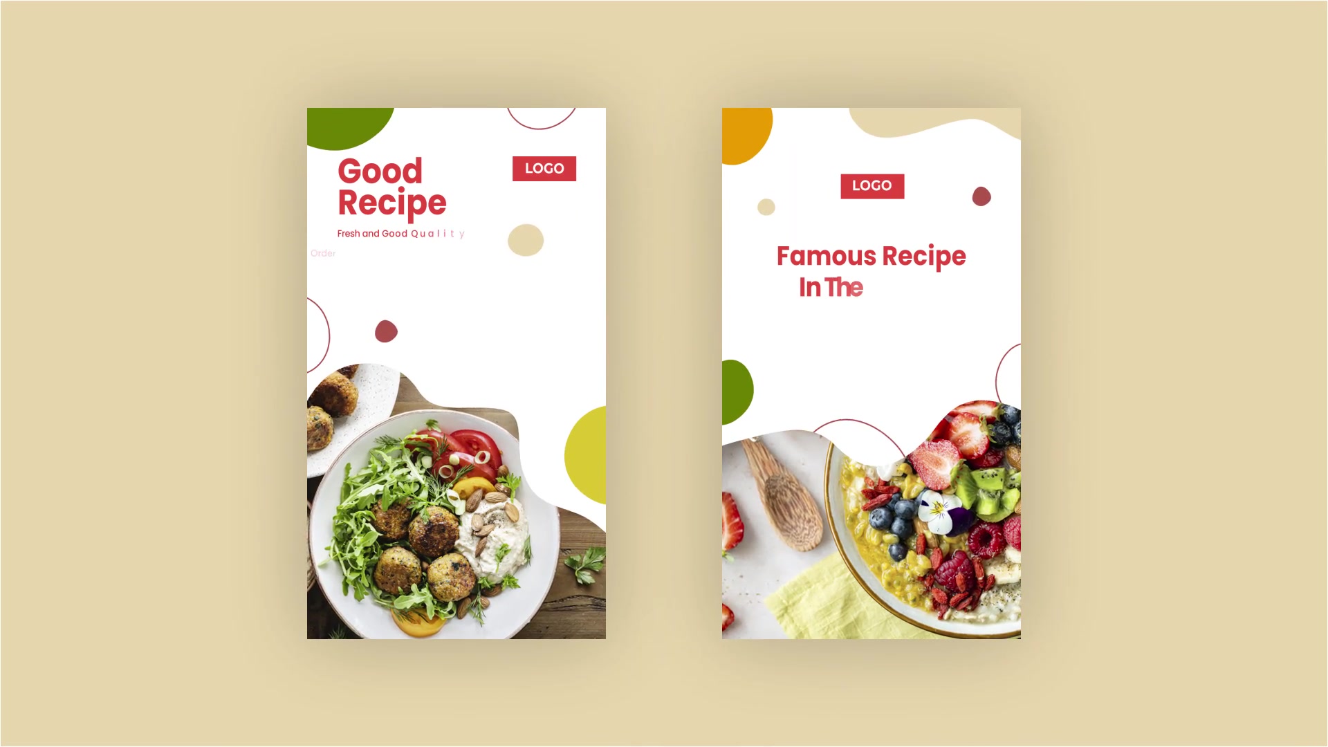 Recipes Ad Instagram Stories Videohive 34005342 After Effects Image 4