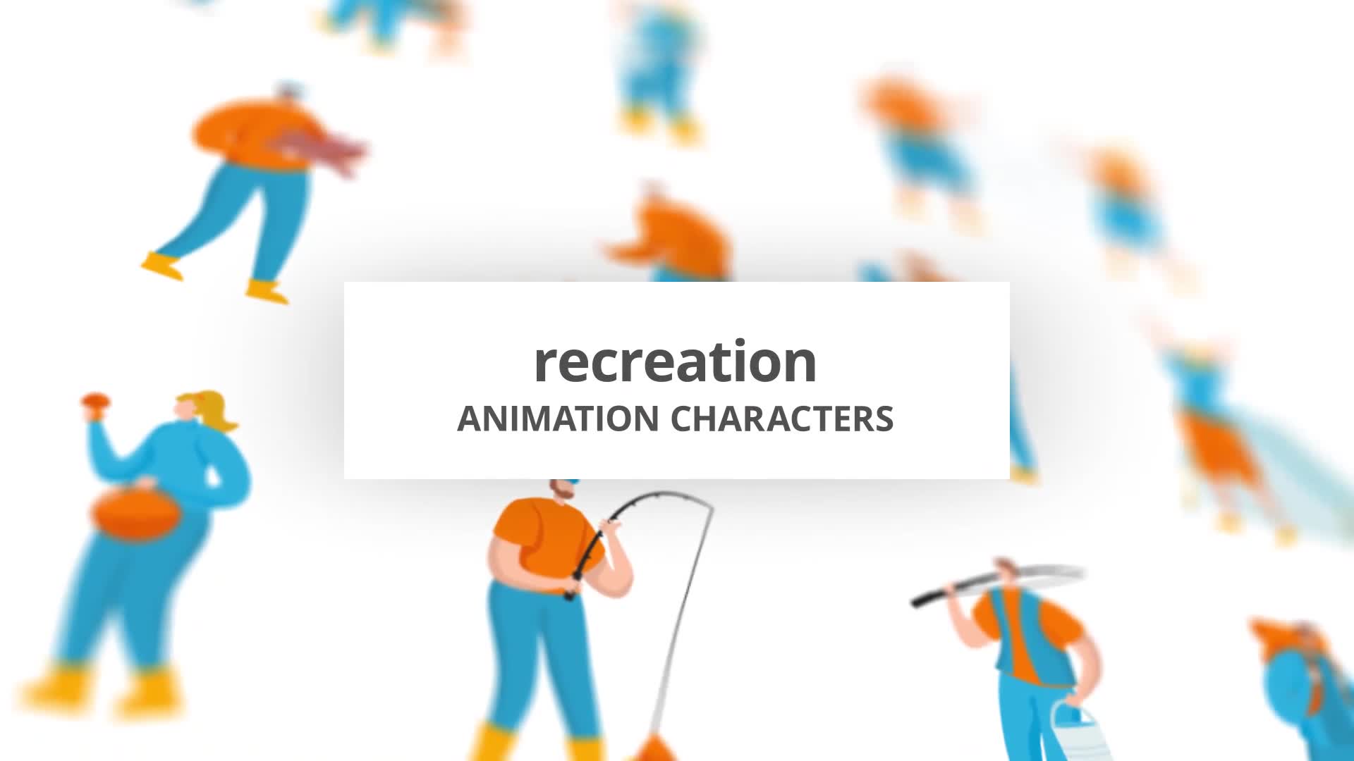 Recreation Character Set Videohive 29102495 After Effects Image 1