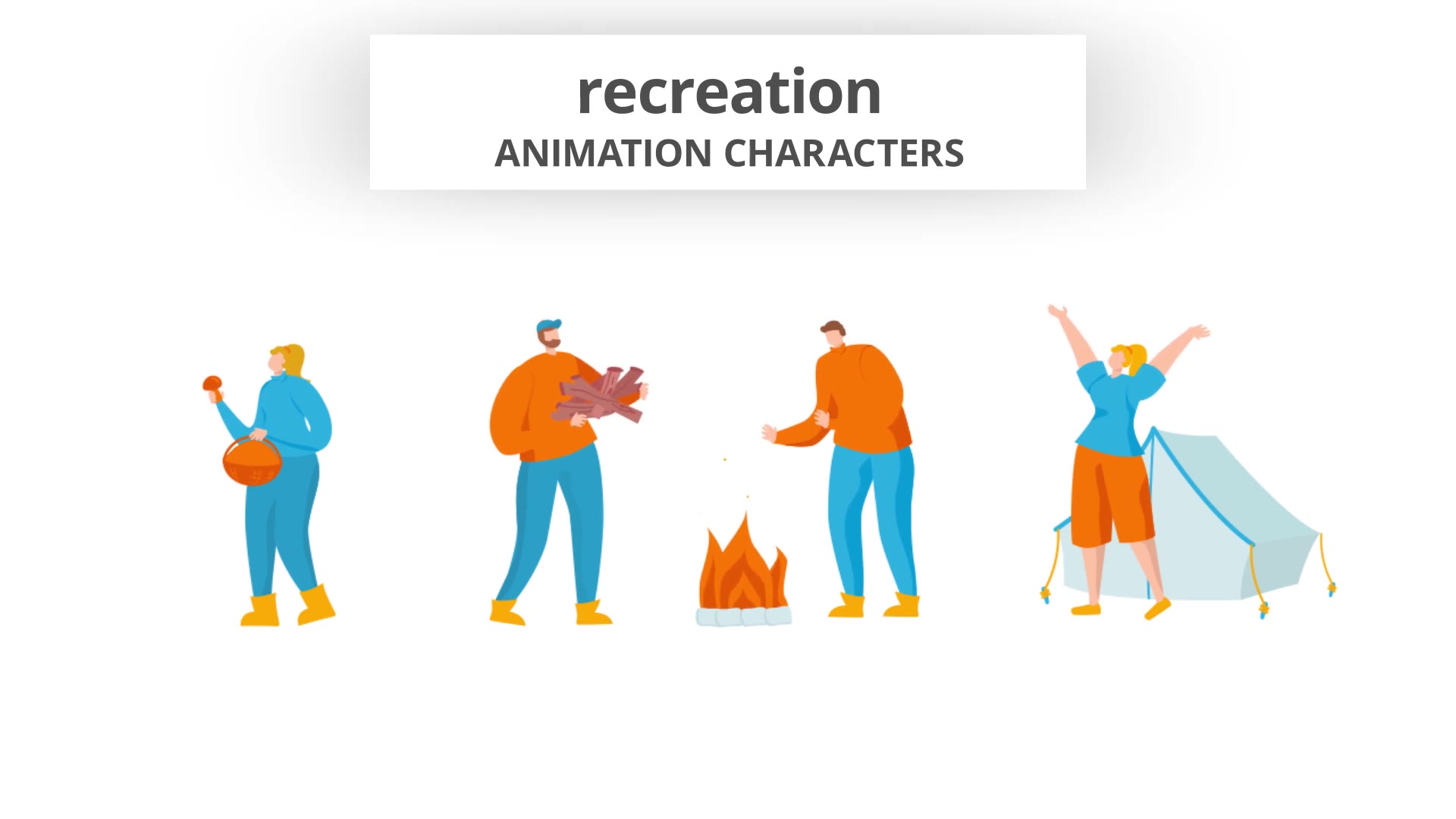 Recreation Character Set Videohive 29102495 After Effects Image 7