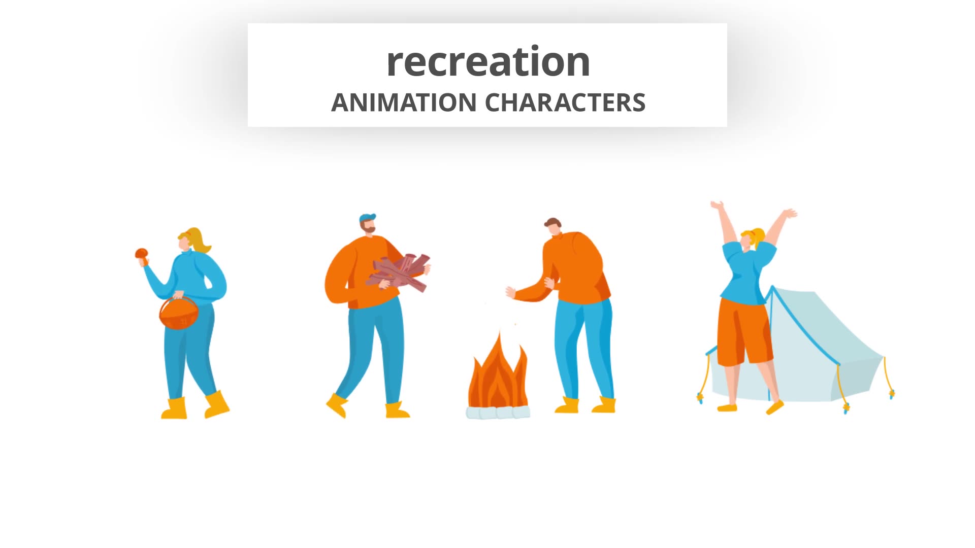 Recreation Character Set Videohive 29102495 After Effects Image 8