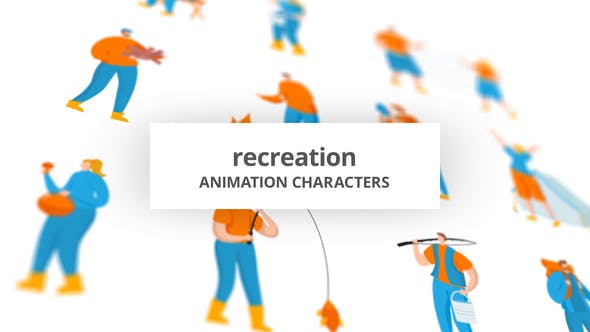 Recreation Character Set - 29102495 Videohive Download