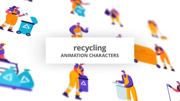 Recycling Character Set - 28672498 Download Videohive