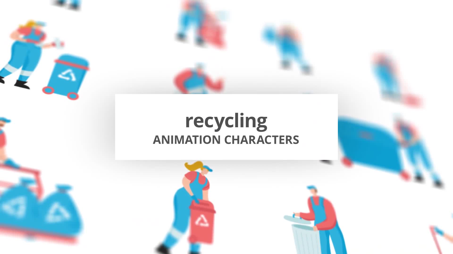 Recycling Character Set Videohive 29102387 After Effects Image 1