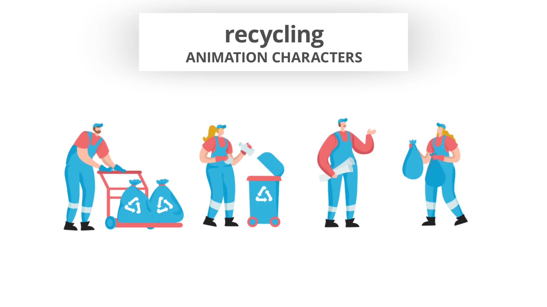 Recycling Character Set Videohive 29102387 After Effects Image 7
