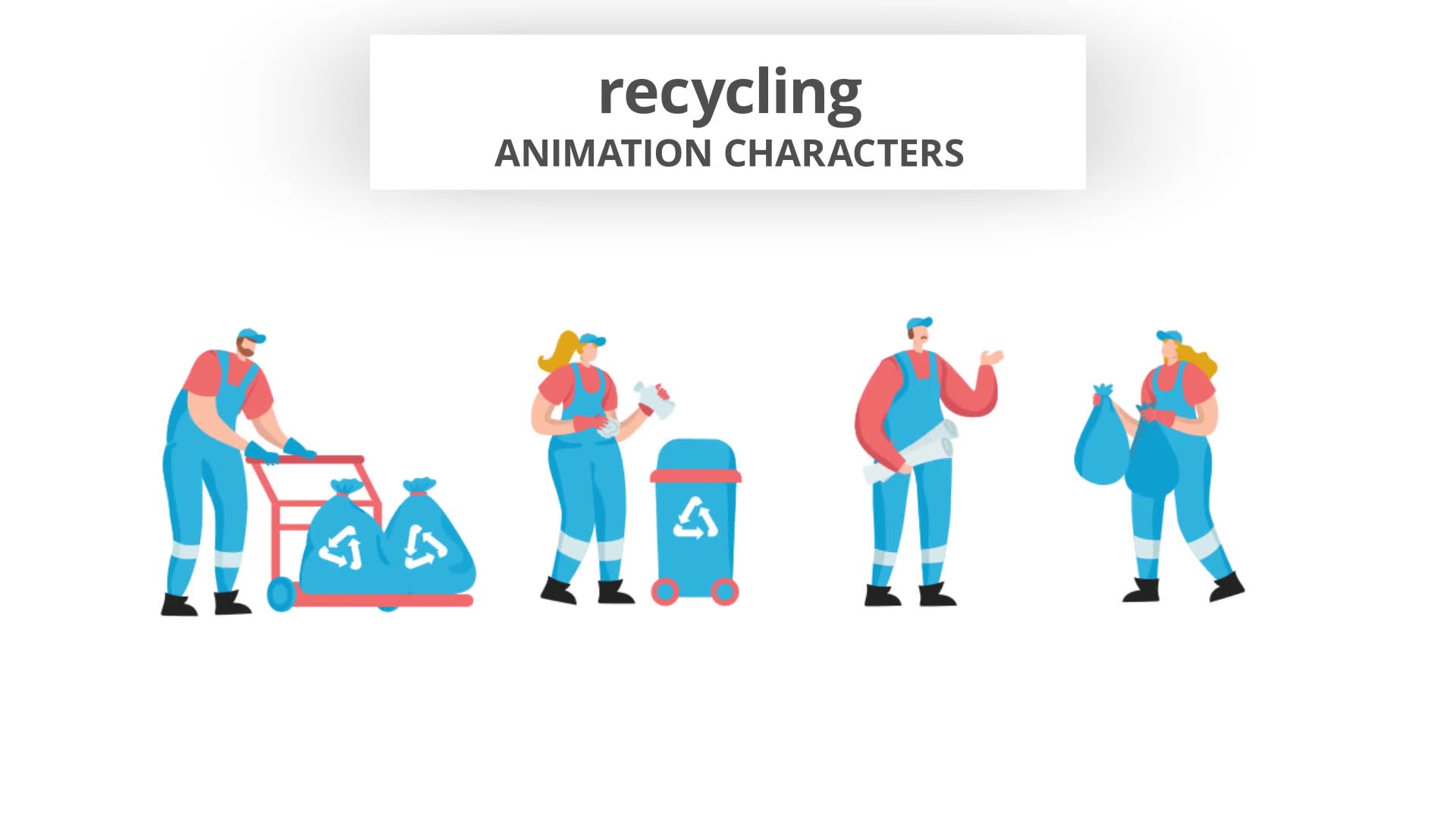 Recycling Character Set Videohive 29102387 After Effects Image 8