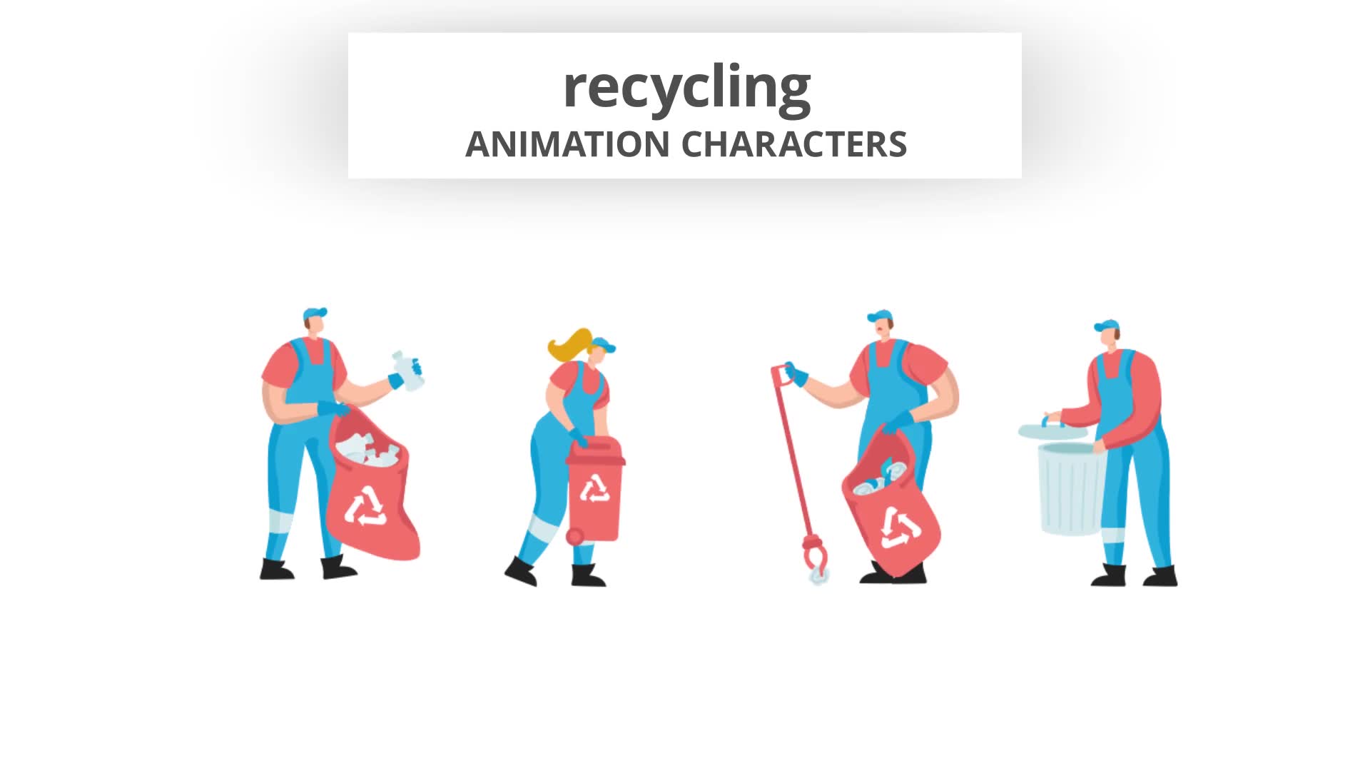 Recycling Character Set Videohive 29102387 After Effects Image 9