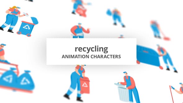 Recycling Character Set - 29102387 Download Videohive