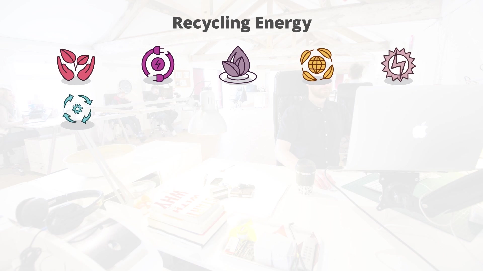 Recycling Energy Flat Animation Icons - Download Videohive 23381256