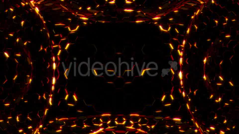 Red and Gold Hexagonal Lights - Download Videohive 19392962