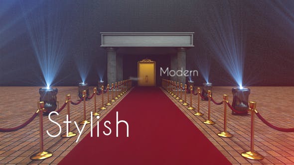 Red Carpet Logo Reveal | Apple Motion - Download 26208756 Videohive