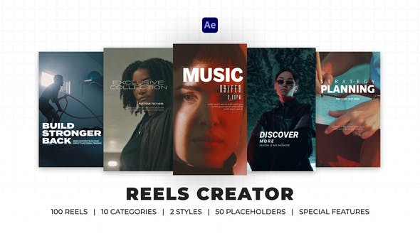 Reels Creator | After Effects - Videohive Download 36582190