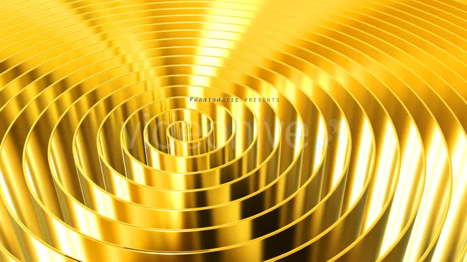 Reflective Spiral Golden 5 - Download Videohive 19547574