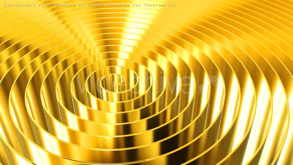 Reflective Spiral Golden 5 - Download Videohive 19547574