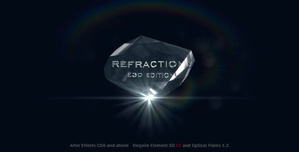 Refraction 2 | Element 3D V2 Logo Reveal - Videohive Download 10560163