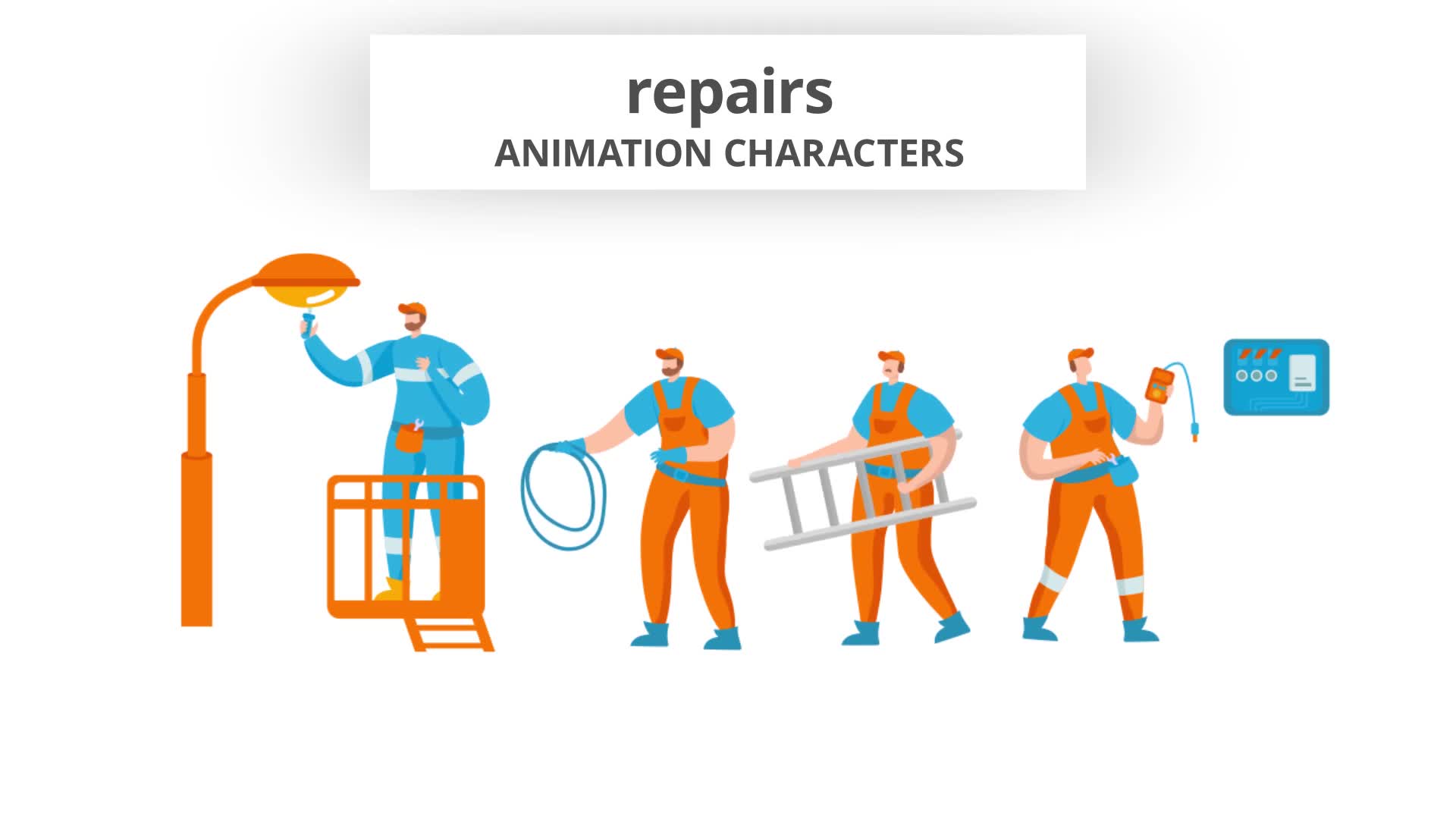 Repairs Character Set Videohive 29102506 After Effects Image 10