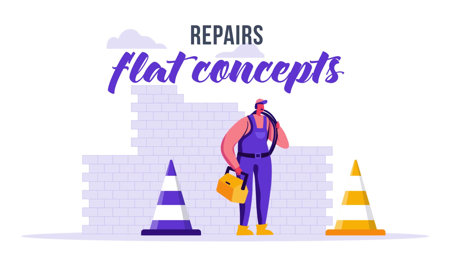 Repairs Flat Concept Videohive 33076247 After Effects Image 2
