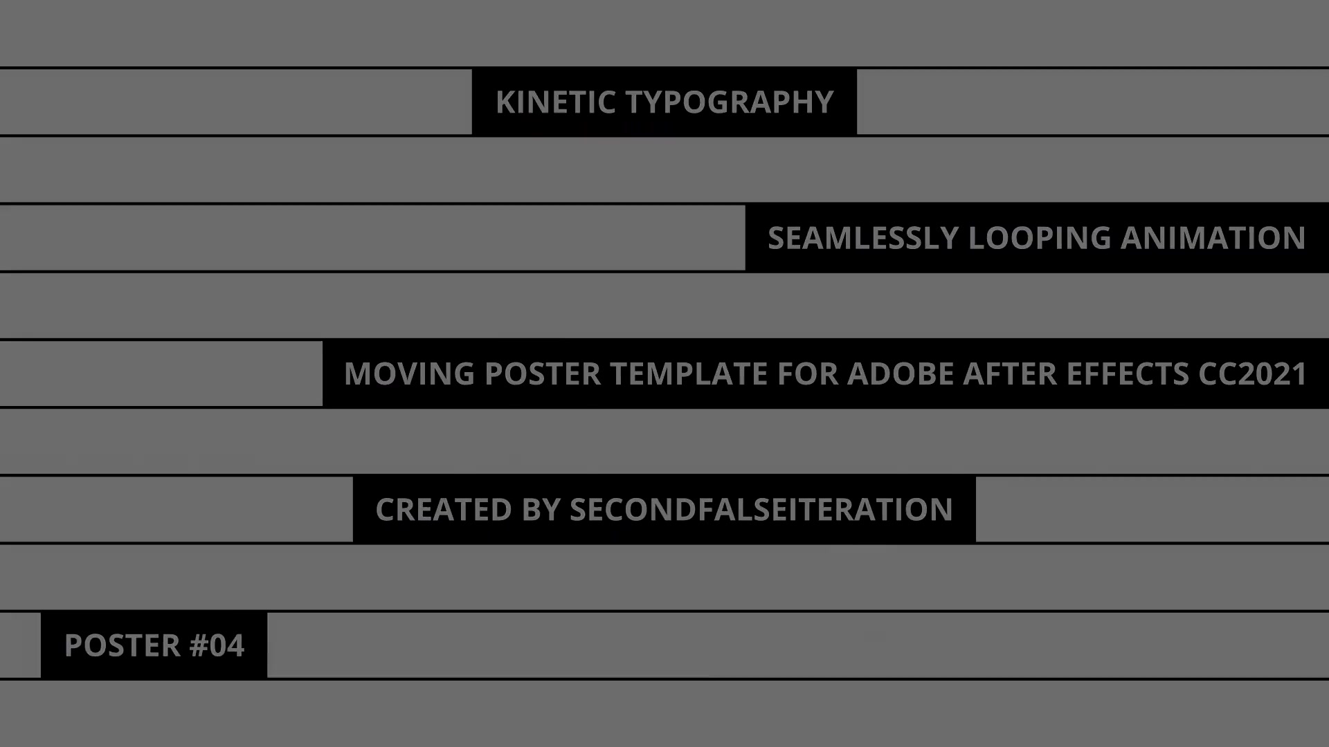 Repeat Kinetic Posters Videohive 33799327 After Effects Image 8